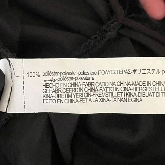 NWT Zara Women Black Fringed Velvet High Waist Ruched Front Detail Mini S #1140 - Picture 13 of 15